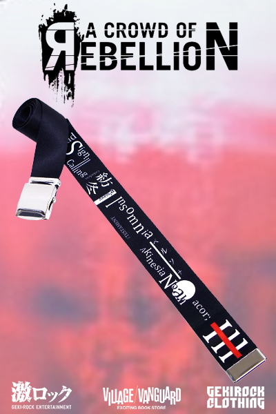 【限定アイテム】 a crowd of rebellion Ill  Reversible Belt BLACKxWHITE