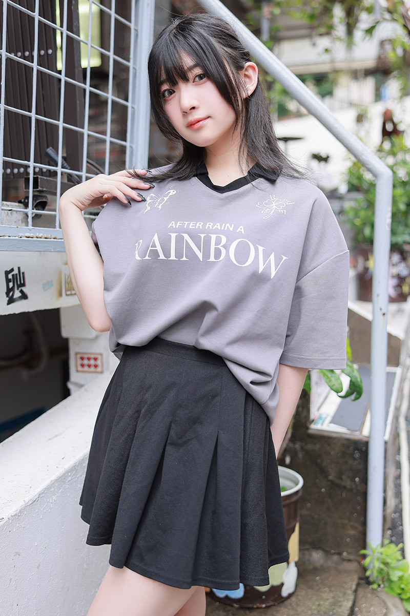 【予約商品】 進藤あまね×PSYCHO NATION×ゲキクロ コラボ・サッカー・シャツ-Gray