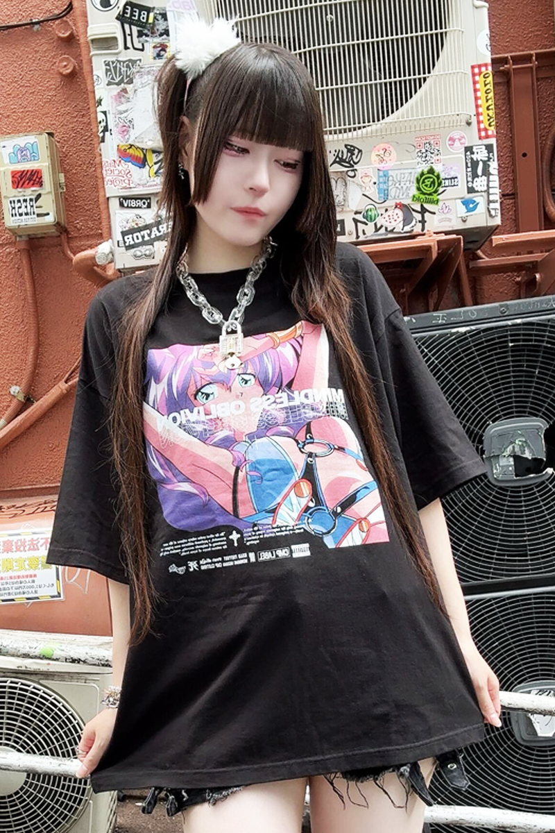 CMP LABEL (シーエムピー・レーベル)  MINDLESS OBLIVION oversized T-shirt