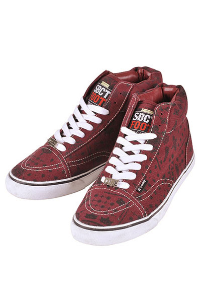 Subciety Subciety FOOT WEAR-COREⅠ- BURGUNDY-PAISLEY