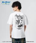 【予約商品】ジョジョの奇妙な冒険xglamb(グラム) 2 tone Jolyne T-shirts - White