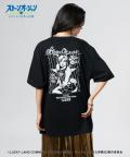 【予約商品】ジョジョの奇妙な冒険xglamb(グラム) 2 tone Jolyne T-shirts - Black