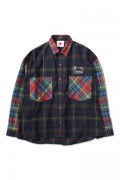 PUNK DRUNKERS ビックポケ寝るシャツ GREEN