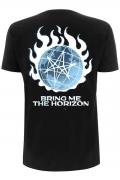 【予約商品】BRING ME THE HORIZON バンドTシャツ ユニセックス : GLOBE (BACK PRINT)
