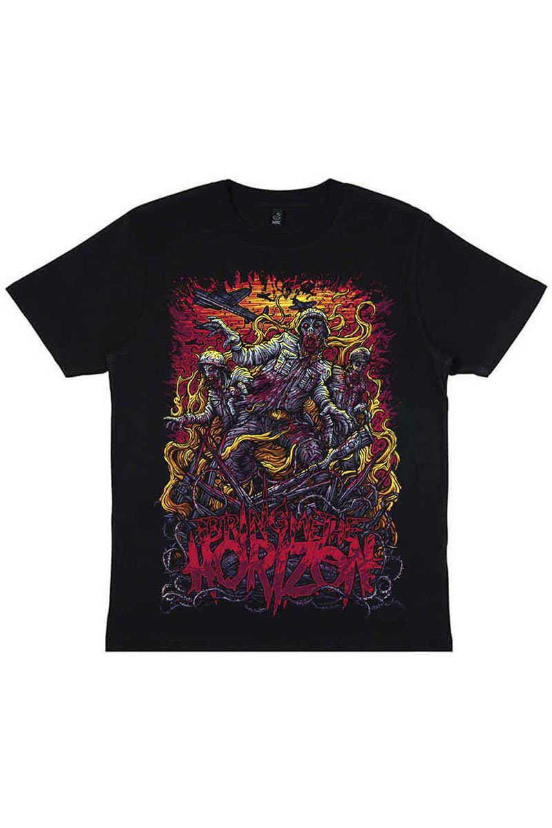 【予約商品】BRING ME THE HORIZON バンドTシャツ ユニセックス : ZOMBIE ARMY