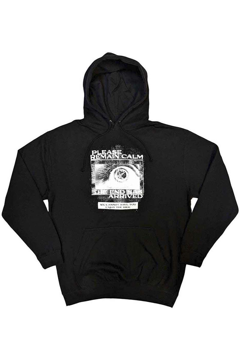 【予約商品】BRING ME THE HORIZON UNISEX PULLOVER HOODIE: REMAIN CALM FP BLACK