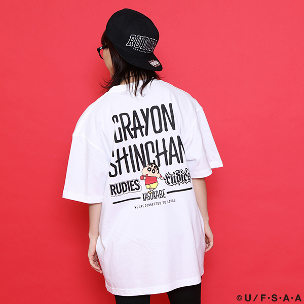 RUDIE'S x CRAYON SHINCHAN MOSH-T WHITE