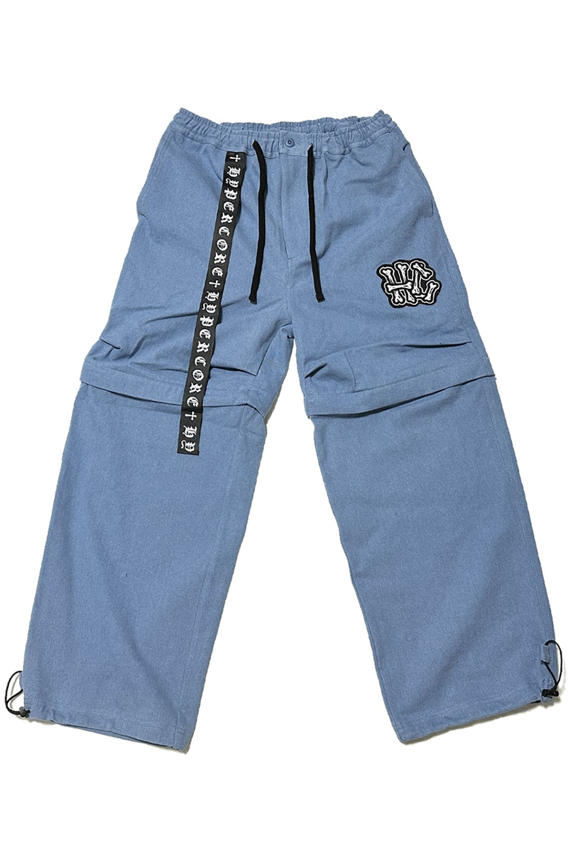 HYPER CORE(ハイパーコア) B-138 HC BONEロゴ2WAYデニムパンツ BLUE