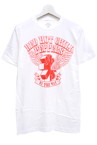 RED HOT CHILI PEPPERS BY THE WAY DISTRESSED LOGO TEE