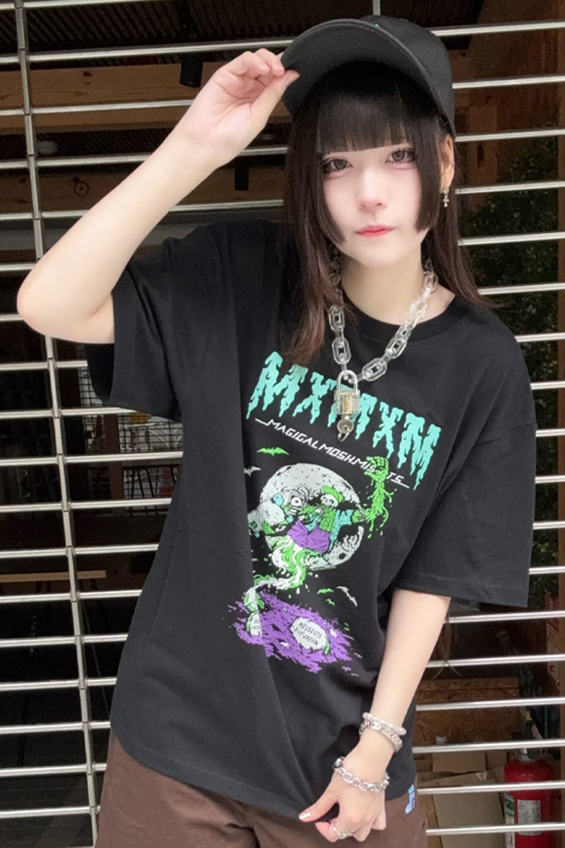 MAGICAL MOSH MISFITS (マジカルモッシュミスフィッツ) GRAVEYARD ZOMBIES TEE - DOKU