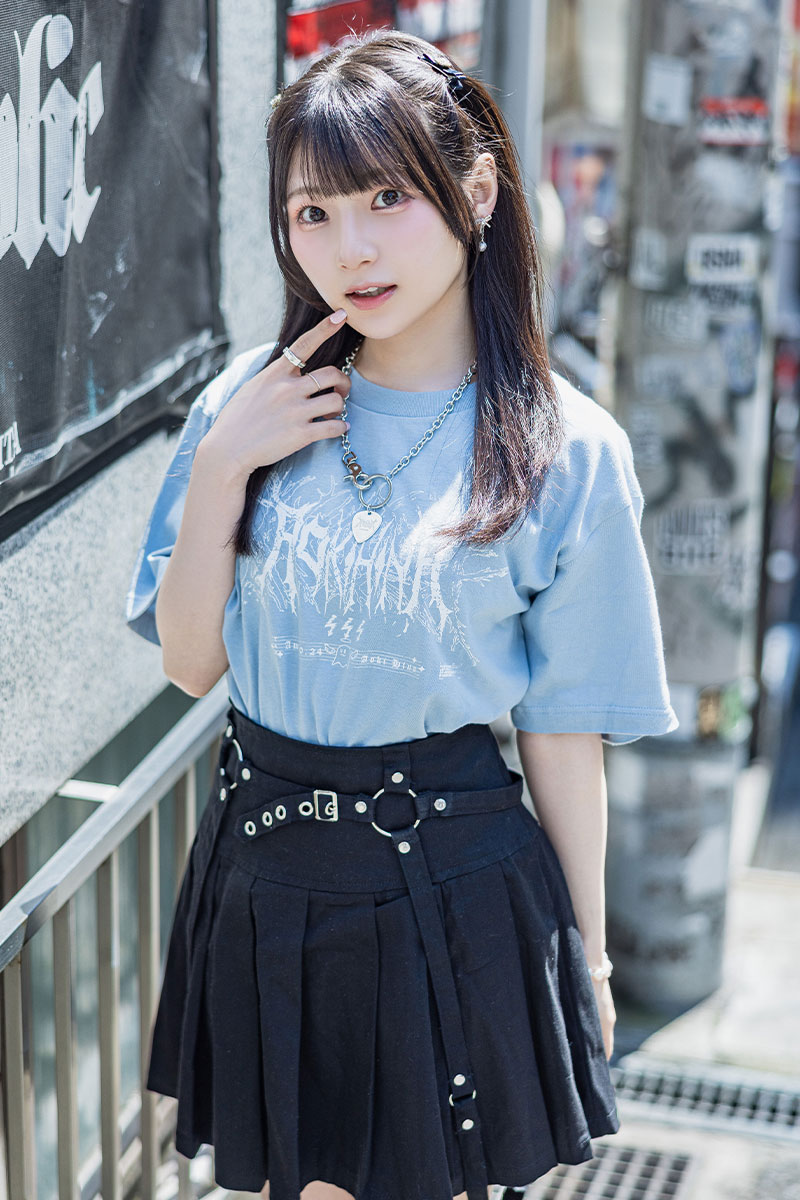 【予約商品】青木陽菜×Am10:24×GEKIROCK CLOTHINGスペシャル・コラボ・Tシャツ - Blue