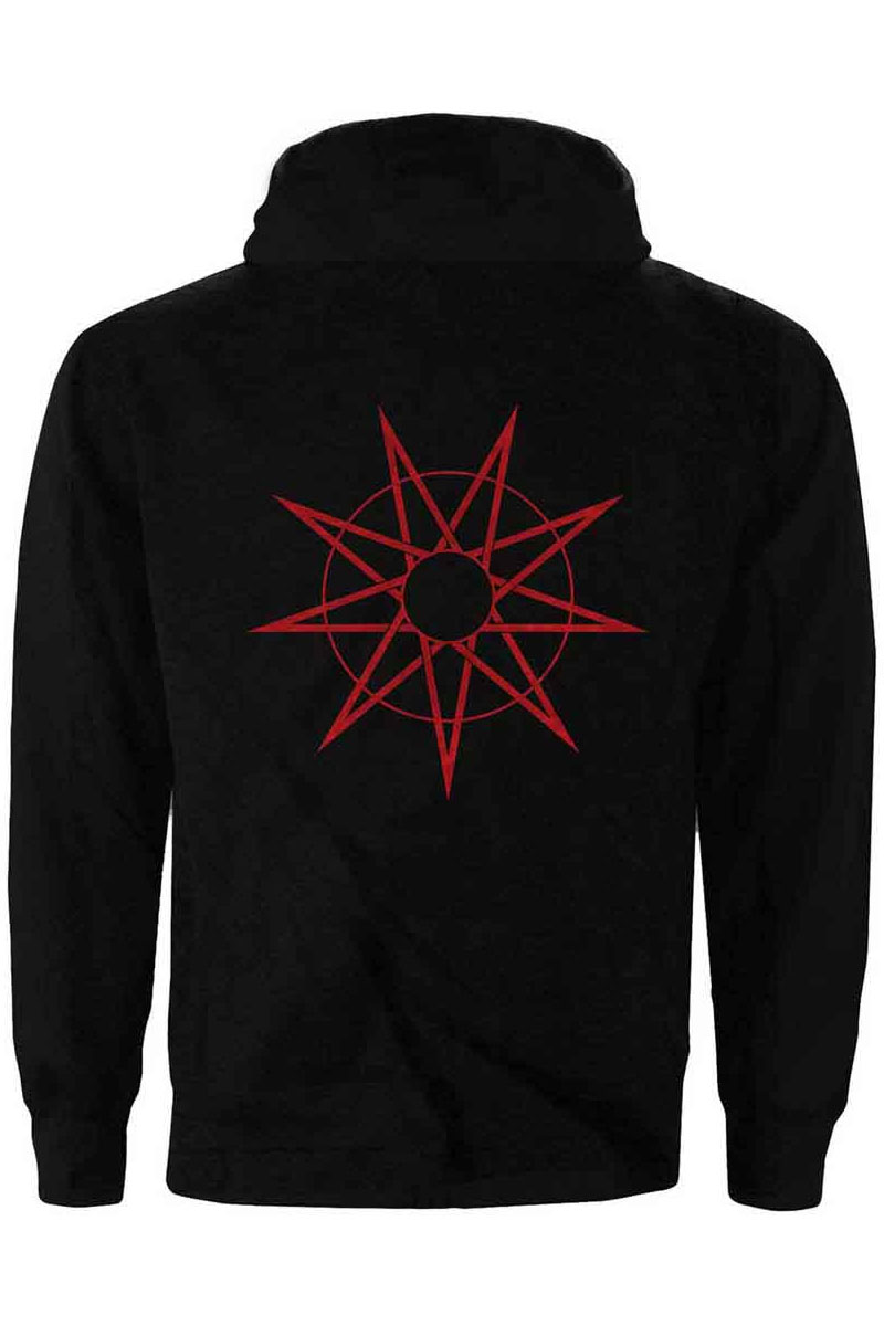 予約商品】SLIPKNOT UNISEX ZIPPED HOODIE: 9 POINT STAR (BACK PRINT
