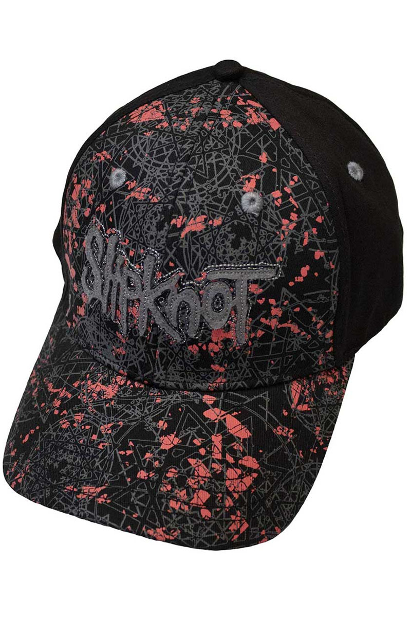 【予約商品】SLIPKNOT UNISEX BASEBALL CAP: NONAGRAMS PATTERN (EMBELLISHED)