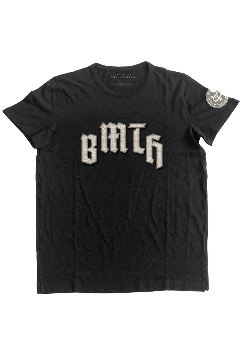 【予約商品】BRING ME THE HORIZON バンドTシャツ ユニセックス : CROOKED YOUNG (APPLIQUE)