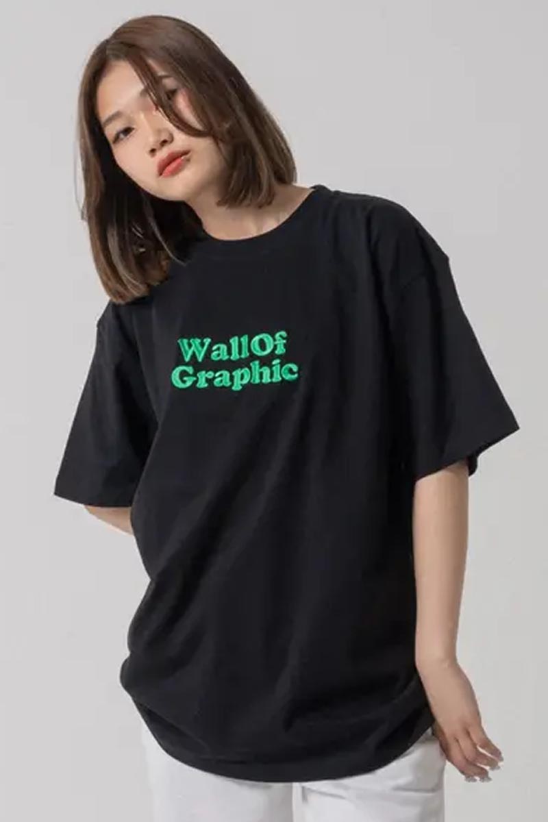 Wall Of Graphic(ウォールオブグラフィック)WG2 Tシャツ ブラック