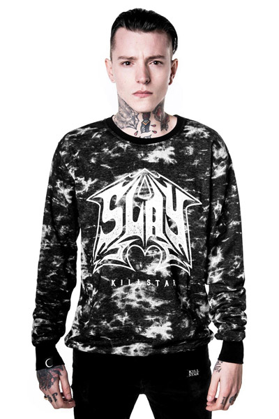 KILL STAR CLOTHING (キルスター・クロージング) Slay Sweatshirt [TIEDYE]