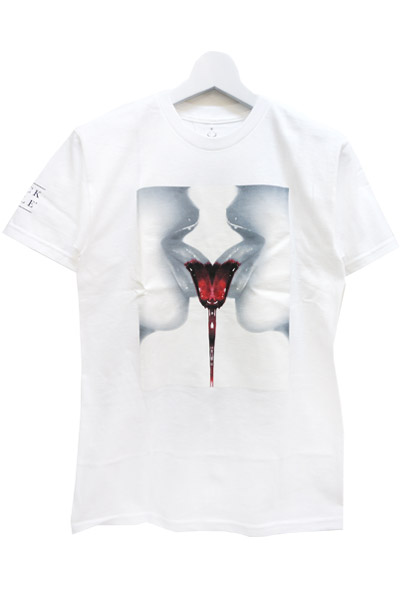 BLACK SCALE FRENCH DOVES T-SHIRT WHT