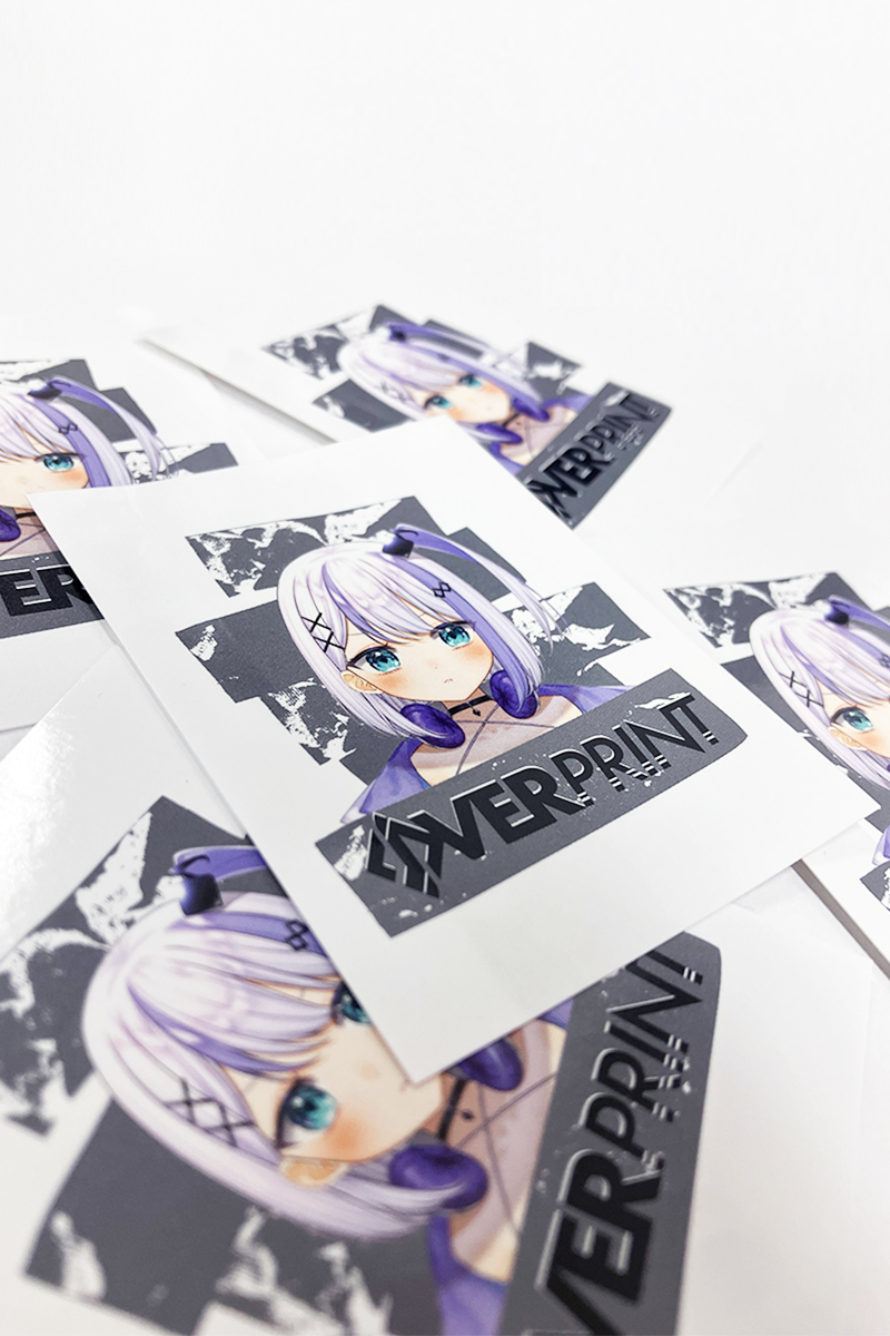 音ノ乃のの×over print×ゲキクロ  コラボ・ステッカーセット(5枚入り) - Aセット