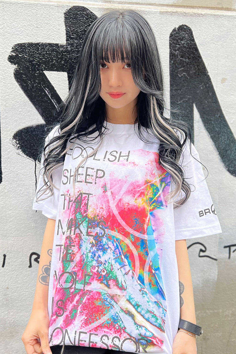 BRATS×GEKIROCK CLOTHING×AFFECTER コラボ・Tシャツ WHITE