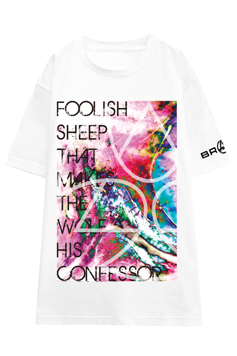 黒宮あやエッチ BRATS×GEKIROCK CLOTHING×AFFECTER コラボ・Tシャツ WHITE / ロックファッション / バンドTシャツ  のGEKIROCK CLOTHING