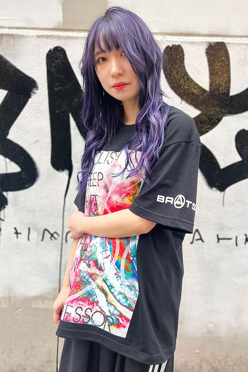 BRATS×GEKIROCK CLOTHING×AFFECTER コラボ・Tシャツ BLACK