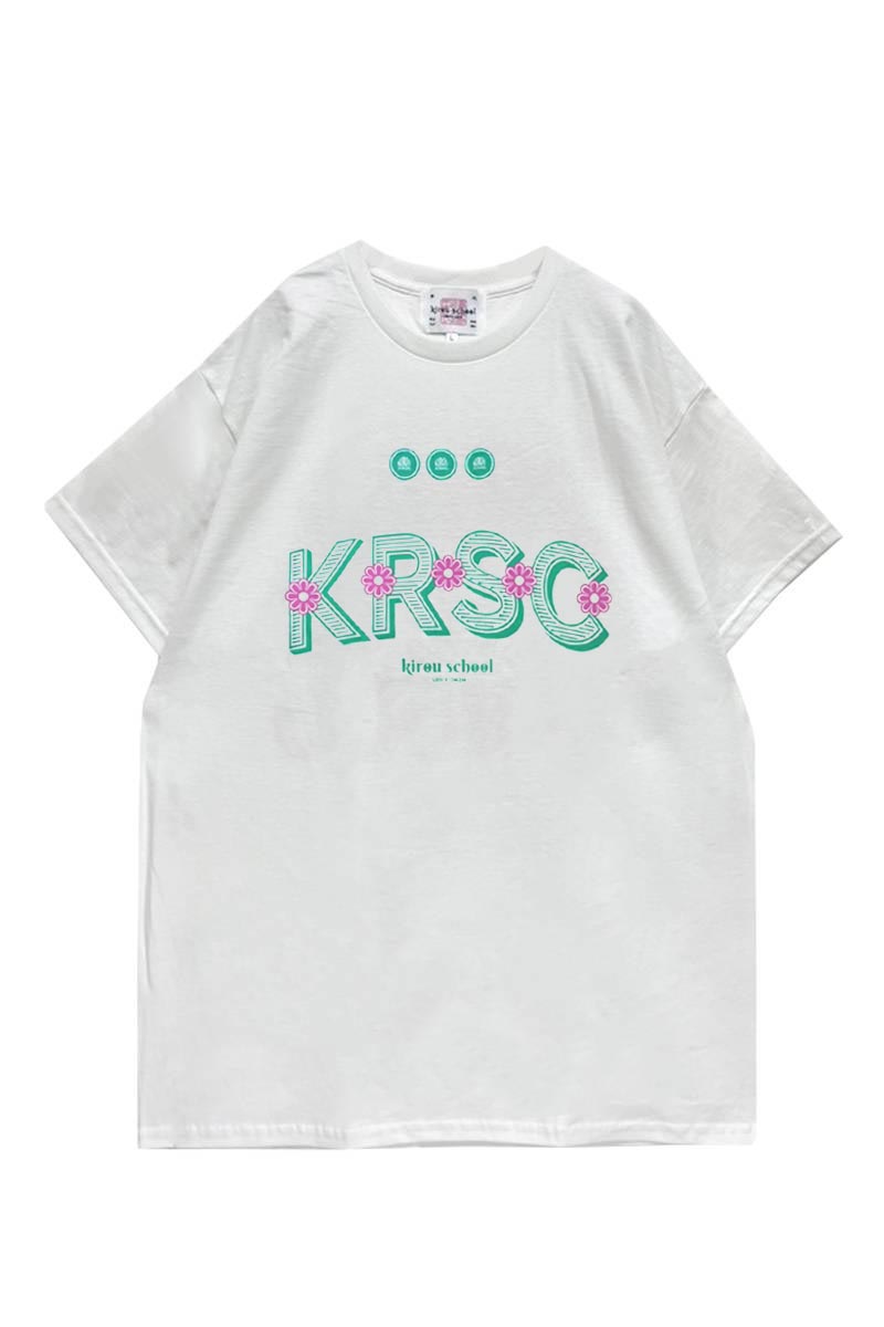 kirou school (キロウスクール) krs_010 KRSC T-shirts WHITE