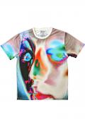 SLIPKNOT バンドTシャツ ユニセックス : ADDERALL FACE (BACK PRINT)