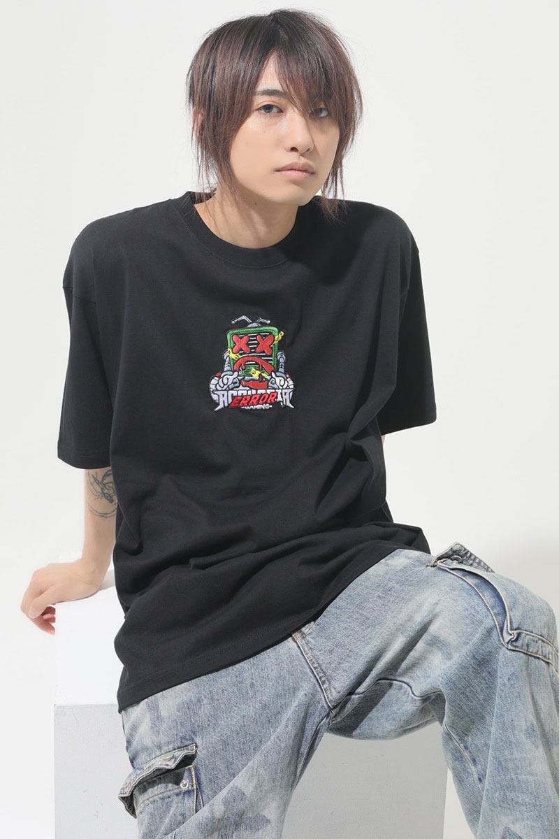 acOlaSia (アコレイジア) GAMING ERROR tee BLACK