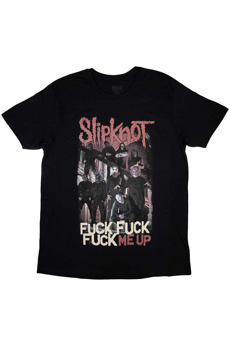 【予約送品】SLIPKNOT バンドTシャツ ユニセックス : FUCK ME UP (BACK PRINT)