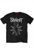 【予約商品】SLIPKNOT バンドTシャツ ユニセックス : GOAT STAR LOGO (BACK PRINT)