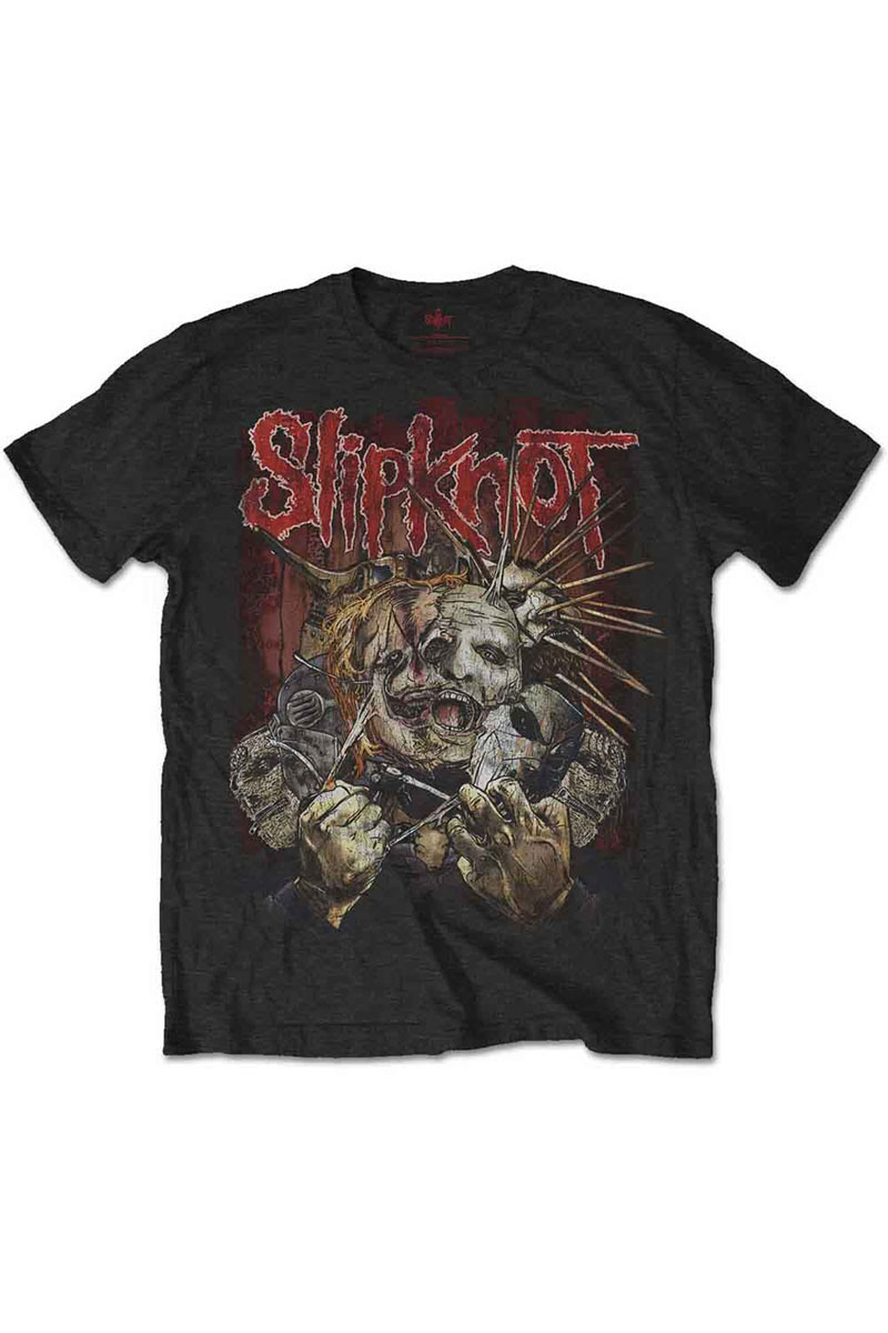 SLIPKNOT バンドTシャツ ユニセックス : TORN APART (BACK PRINT SLIPKNOT バンドTシャツ ユニセックス : TORN APART (BACK PRINT