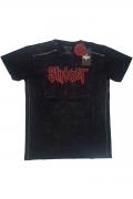 SLIPKNOT バンドTシャツ ユニセックス : LOGO (WASH COLLECTION & BACK PRINT)