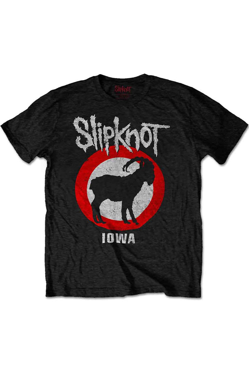【予約商品】SLIPKNOT バンドTシャツ ユニセックス : IOWA GOAT (BACK PRINT)