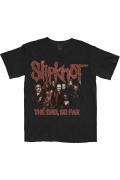 【予約商品】SLIPKNOT バンドTシャツ ユニセックス : THE END, SO FAR GROUP PHOTO (BACK PRINT)