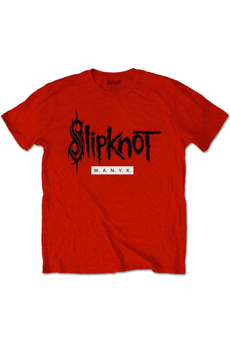 【予約商品】SLIPKNOT バンドTシャツ ユニセックス : WANYK (BACK PRINT)