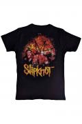 【予約商品】SLIPKNOT バンドTシャツ ユニセックス : THE END SO FAR FLAME LOGO (BACK PRINT)