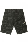 NineMicrophones CARGO SHORTS BLK