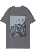 SLIPKNOT UNISEX T-SHIRT: AMUSEMENT PARK (BACK PRINT)