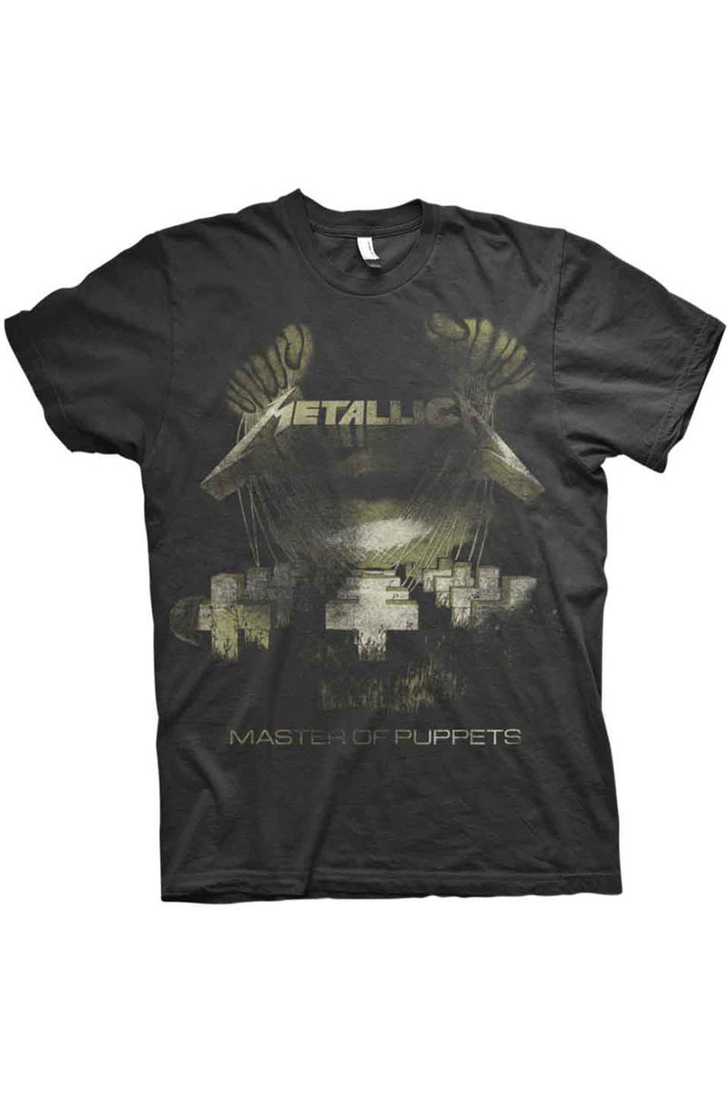 【予約商品】 METALLICA バンドTシャツ ユニセックス : MASTER OF PUPPETS DISTRESSED