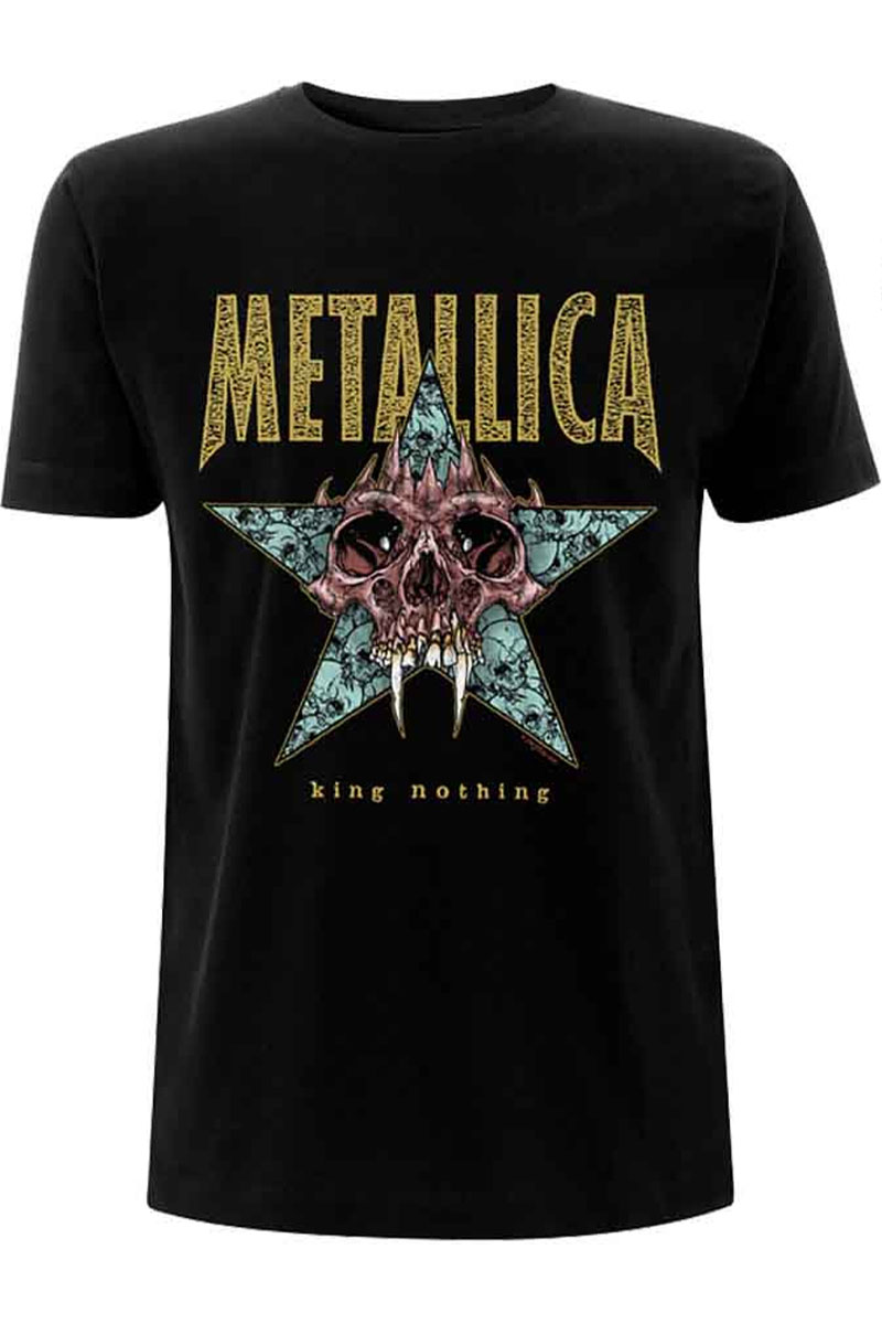 【予約商品】 METALLICA バンドTシャツ ユニセックス :  KING NOTHING (BACK PRINT)