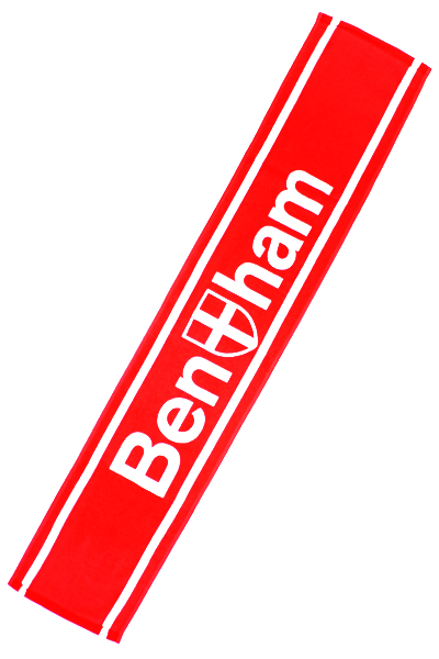 Bentham ロゴマフラータオル レッド