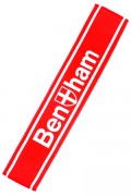 Bentham ロゴマフラータオル レッド