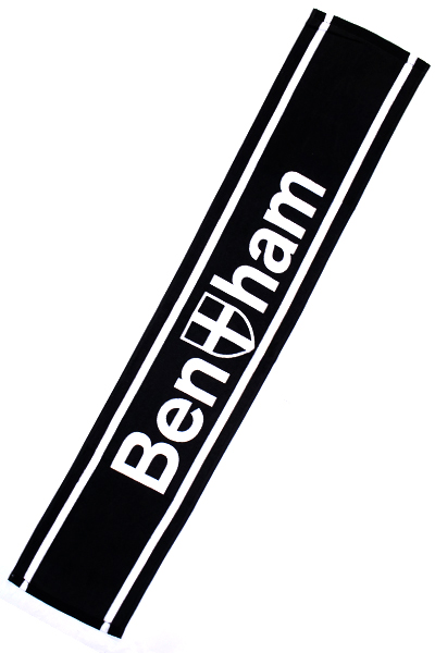 Bentham ロゴマフラータオル ブラック