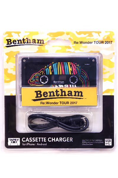 Bentham カセットテープ型モバイルバッテリー