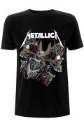 【予約商品】 METALLICA バンドTシャツ ユニセックス : SKULL MOTH
