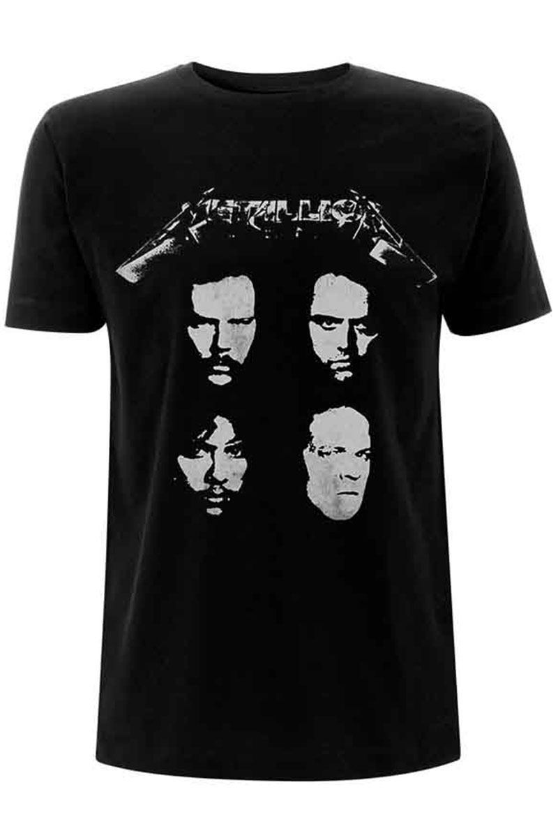 【予約商品】 METALLICA バンドTシャツ ユニセックス : 4 FACES (BACK PRINT)