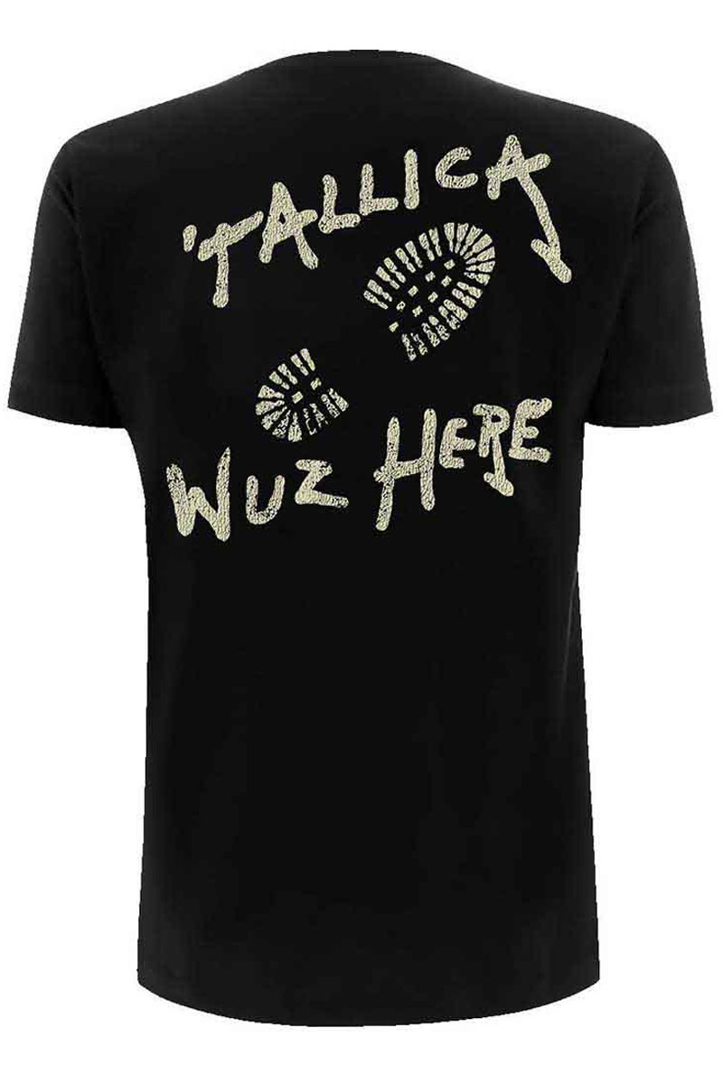【予約商品】 METALLICA バンドTシャツ ユニセックス : WUZ HERE (BACK PRINT)