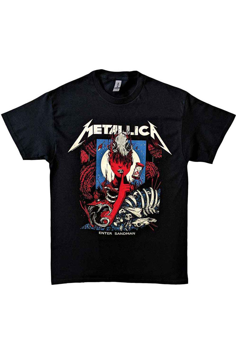 【予約商品】 METALLICA バンドTシャツ ユニセックス : ENTER SANDMAN POSTER