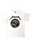 【予約商品】 METALLICA バンドTシャツ ユニセックス : BLACK ALBUM POSTER WHITE