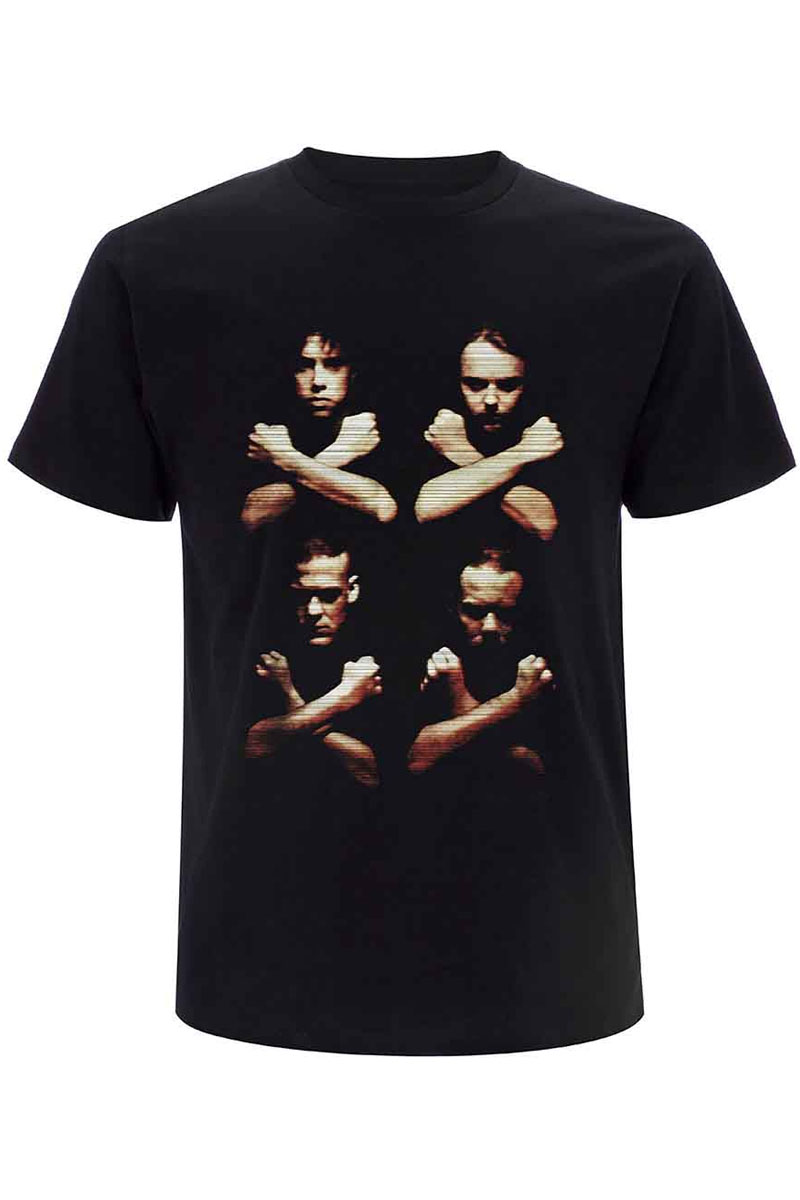 【予約商品】 METALLICA バンドTシャツ ユニセックス : BIRTH DEATH CROSSED ARMS (BACK PRINT)